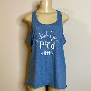 Bella Canvas Blue Graphic Tank Top Size 2XL